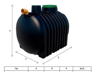 Poziomy Zbiornik Bezodpływowy FATANK-5000D z pompą