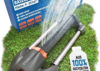 Zraszacz do trawnika długi - zraszacz 9- 251 m²