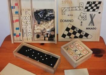 Gry logiczne i łamigłówki z drewna - Nowe - Tanio