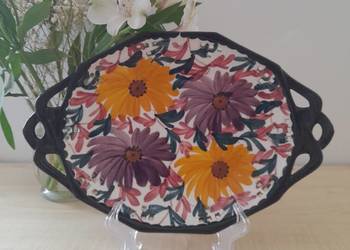 Kolekcjonerski półmisek Majolika SMF Schramberg