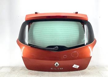 KLAPA TYŁ RENAULT CLIO III Hatchback 05-14 CZERWONY TYLNA, BAGAŻNIKA