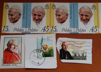 Znaczek pocztowy z papieżem Janem Pawłem II