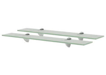 Półki szklane 2 szt. 60 x 20 cm 8 mm WM-3051537