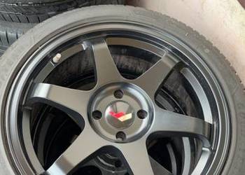 Felgi Japan Racing JR3 17” 4x100 + Goodyear Vector 4Seasons 205 – stan idea