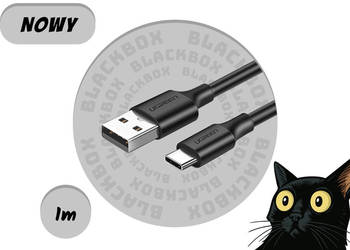 [NOWY] Kabel Ugreen Nickel Plating USB-A/USB-C [1m]