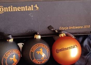 BOMBKI  z 2018 roku od firmy Continental, bombki choinkowe limitowane