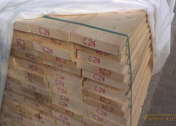 Drewno konstrukcyjne C24 45x120mm kantówka strugana świerk