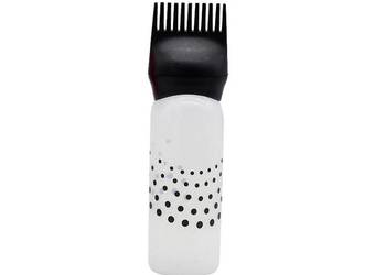 Aplikator do farbowania włosów | Butelka | 120ml | Czarny