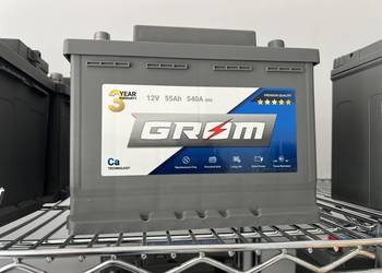 Akumulator 55Ah GROM 540A, DARMOWY DOWÓZ