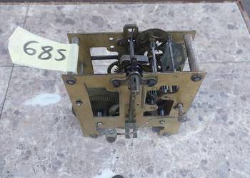 685 Mechanizm starego zegara ściennego Gustav Becker GB P48 sprawny