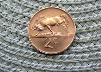 RPA 2 Centy 1969r - Napis Afrykański