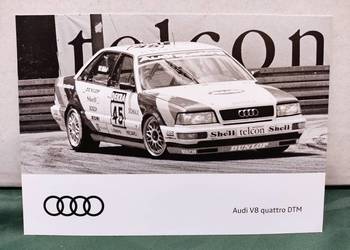 Pocztówka widokówka Audi V8 quattro DTM