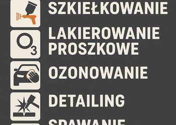 Piaskowanie Szkiełkowanie Lakierowanie  proszkowe Polerowanie Detaling