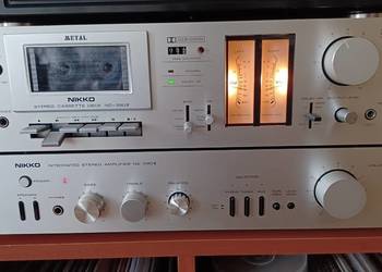 Magnetofon NIKKO ND-390 II.Wzmacniacz NA-390 II,
