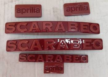 Emblemat znaczek naklejka oryginał Aprilia Scarabeo 50