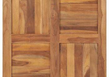 vidaXL Blat stołu, lite drewno tekowe, 70x70x2,5 cm(sku48989)