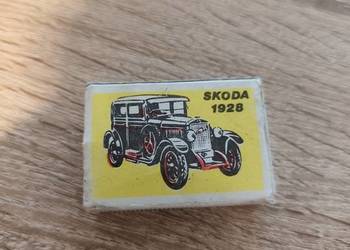 Zabytkowe zapałki Czechowice Skoda 1928 PRL Rzeszów