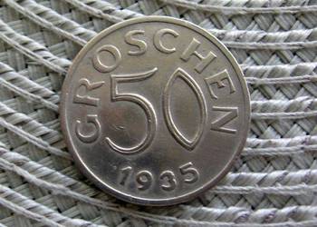 Austria 50 Groszy 1935r