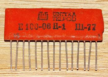 Układ scalony hybrydowy E-100-06H-1 dyskryminator napięcia DN UNITRA TELPOD