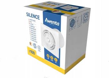 Wentylator łazienkowy Aventa silence 100 mm w ścianę lub sufitowy