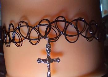 Naszyjnik srebrny krzyżyk Alternativ