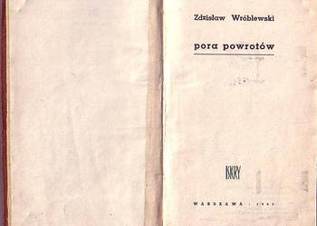 (8694) PORA POWROTÓW – ZDZISŁAW WRÓBLEWSK