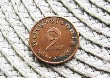 Niemcy 2 Pfennigi 1939r  A  Brąz