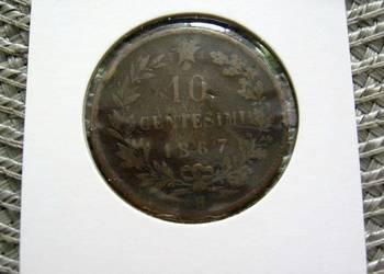 Włochy 10 Centesimi 1867r - H