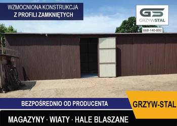 Garaż Blaszany /Wiata Blaszana / Magazyn / Blaszany/ Hala - GRZYWSTAL