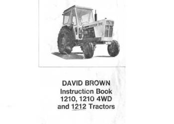 David Brown 1210, 1212 instrukcja obsługi wysyłka !