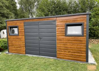 Domek ogrodowy 4x3 garaż drewnopodobny