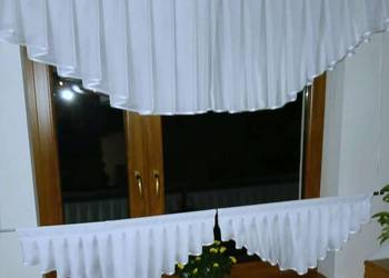 Komplet- firanka kuchenna na karnisz 200 cm