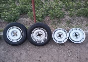 Felgi stalowe Golf II 13 4x100 opony zimowe hankok 175/70/13