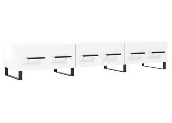 Szafka pod telewizor wysoki połysk biała 150x36x30 cm WM-829174