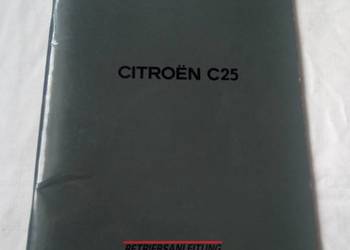 Instrukcja obsługi Citroen C25