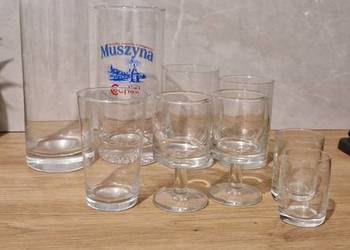 Szklanki kieliszki zestaw 9szt