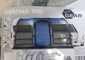 Nowy PRZESIONEK VERONA 390 do przyczepy kempingowej