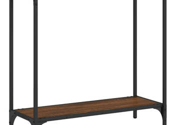 Stolik konsolowy brązowy dąb 75x305x75 cm WM-837711