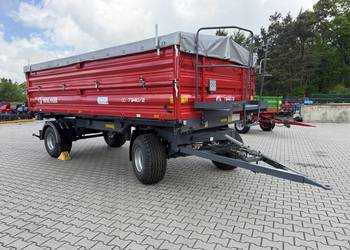 Przyczepa rolnicza paletowa Metal-Fach T940/2 6T. Dostępna od ręki.