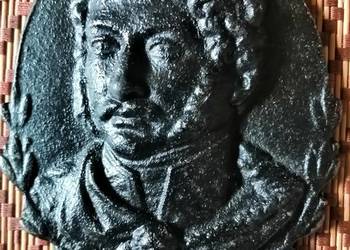 Plakieta żeliwna Książę Józef Poniatowski