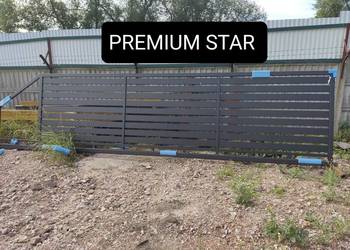 Brama przesuwna palisada 5m Prem. Star, ocynk+RAL, 4m, 6m, 6,7m, 7,5m