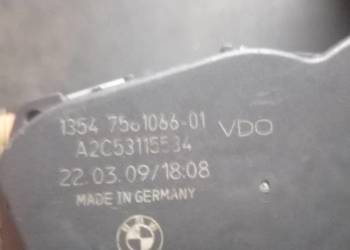 Przepustnica BMW E90 E87 2.0 B N43 13547561066 VDO Oryginał