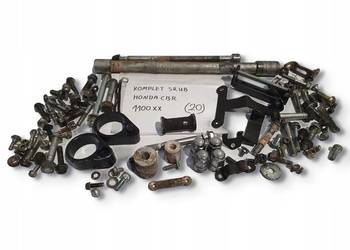 ZESTAW ŚRUB NAKRETEK Honda VFR 800 02-12r szpilka obejma mocowanie ośka