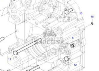 Fendt 930 933 936 939 942 Vario Gen 6 Pokrywa Tylnej Osi Osi CZĘŚCI H218PH…