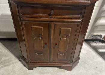 Wąska dębowa komoda 70cm- meble holenderskie