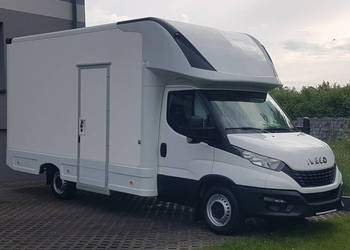 Iveco Daily KONTENER NISKOPODŁOGOWY 4,43x2,23x2,42 SKLEP BAR FOODTRUCK KAM…