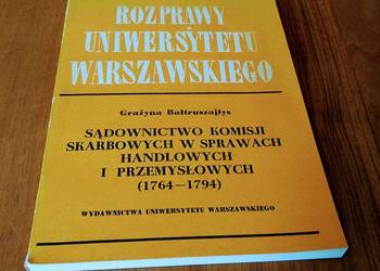Sądownictwo komisji skarbowych w sprawach handlowych i przem Bałtruszajtys