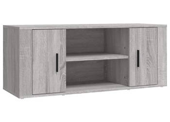 Szafka pod telewizor szary dąb sonoma 100x35x40 cm WM-823097