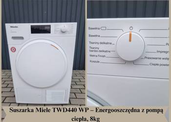 Suszarka z pompą ciepła Miele T1 TWD440 WP, Perfect Dry, EcoSpeed,8kg, A+++