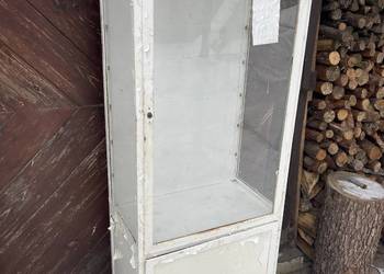 Kultowa Szafa Medyczna LOFT – Metal/Szkło – Retro PRL – Renowacja
